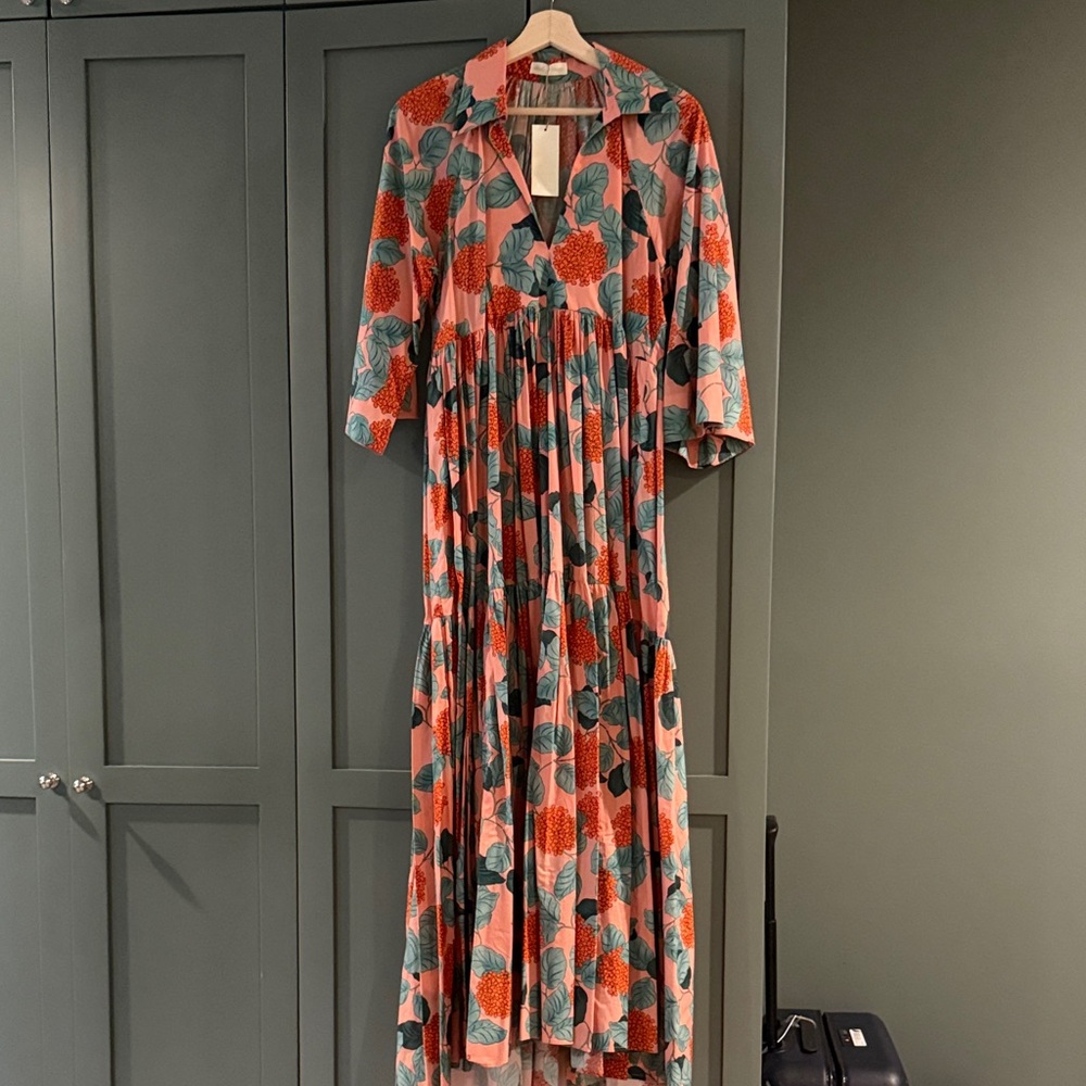 Chic Floral Long Sleeve Dress